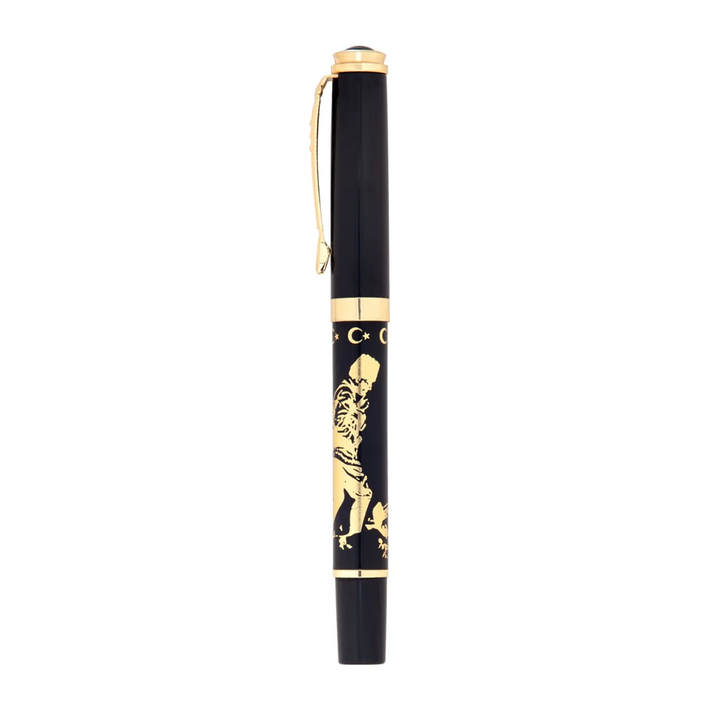 Solhan Atatürk Kabartmali Metal Roller Kalem ny4505AT