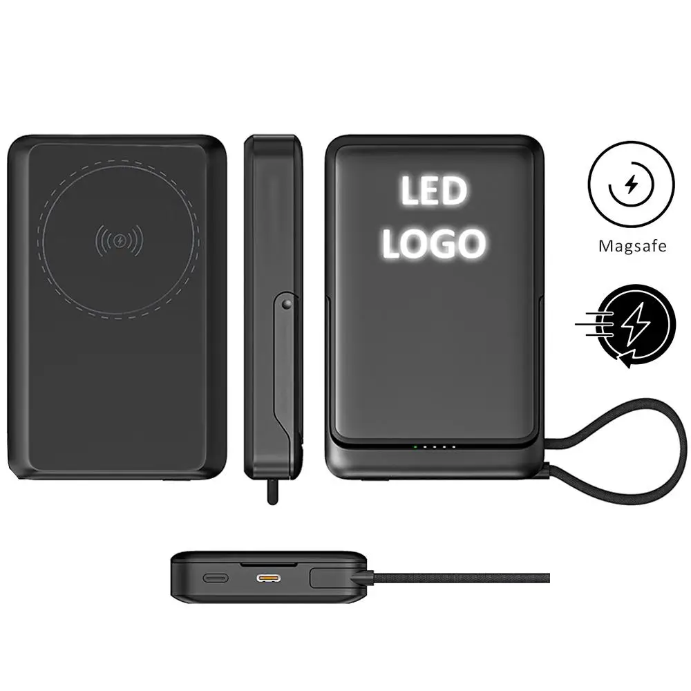 Powerbank (10.000 mAh) – Işıklı MagSafe & 22,5W Hızlı Şarj pp2760