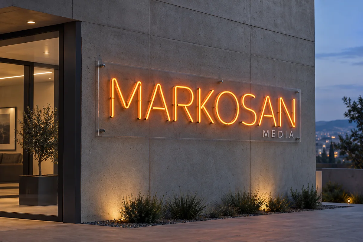 Neon / LED Neon Tabela — Markosan örnek uygulaması