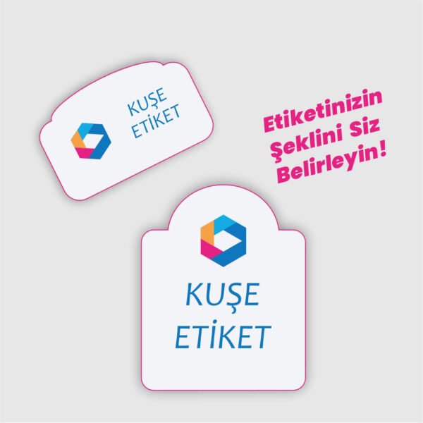 Kuşe Etiket - Özel Kesim